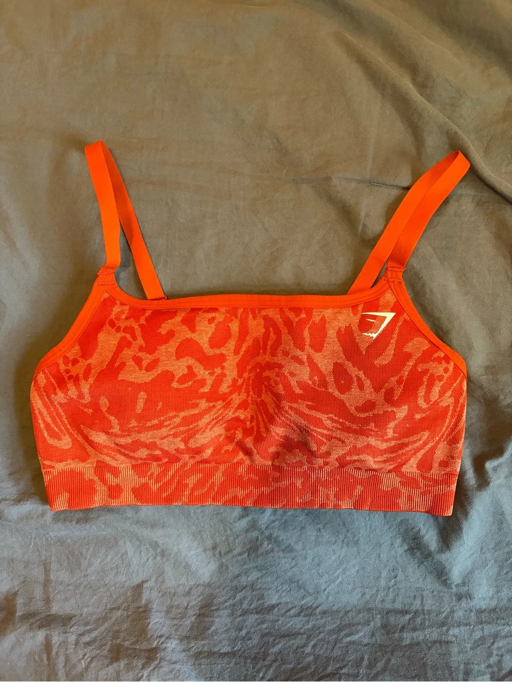 Gymshark flare Orange Seamless Sports Bra